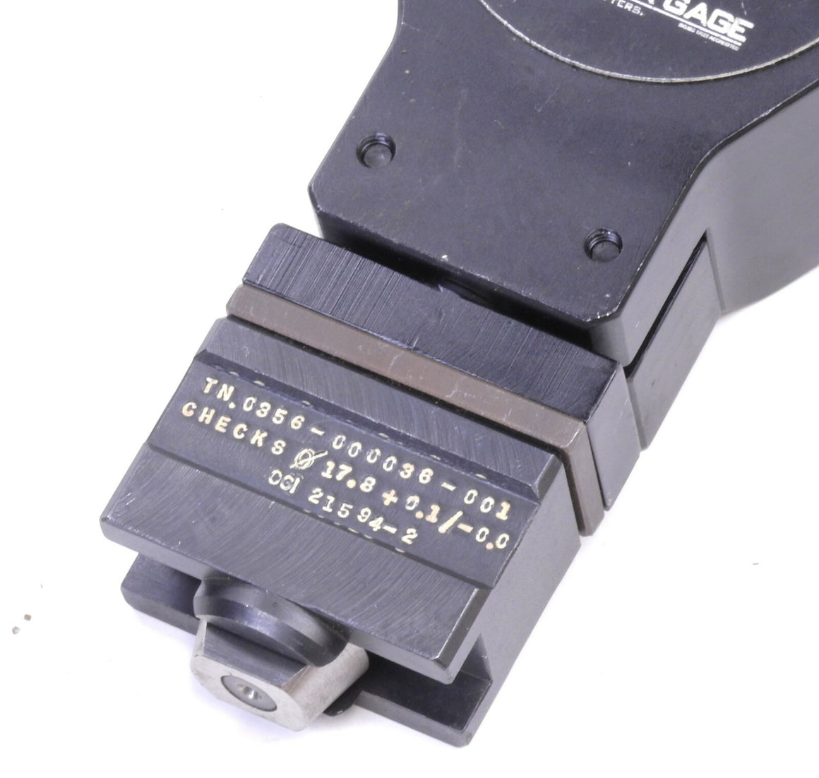 OGI 0356-000036-001 #21594-02 Countersink Chamfer Gage 17.8 mm Diameter