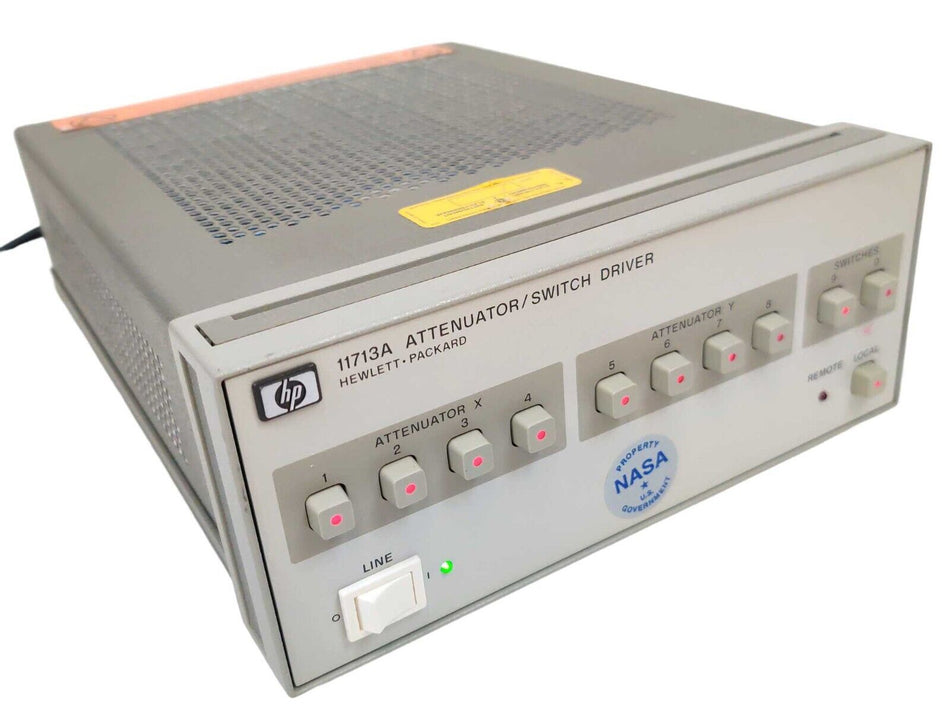 HP Agilent Keysight 11713A Attenuator / Switch Driver 500mH for 8494/95/96