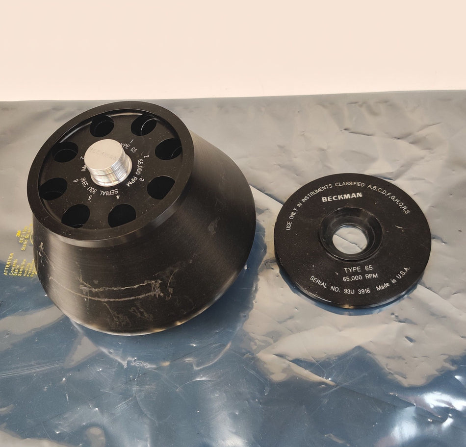 Beckman Coulter Type 65 Fixed Angle Rotor 65000RPM 8x13.5mL Centrifuge L8 Optima