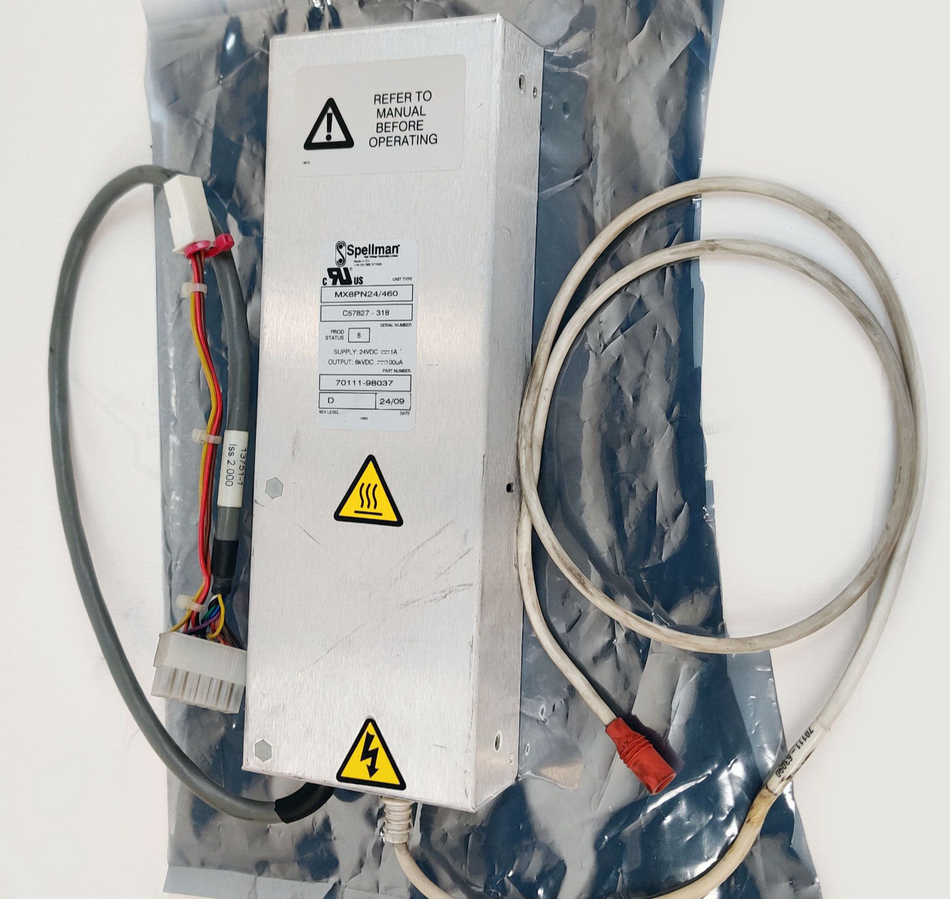 Spellman 8kV Power Supply 100uA MX8PN24/460 Thermo TSQ Quantum MS Working Tested