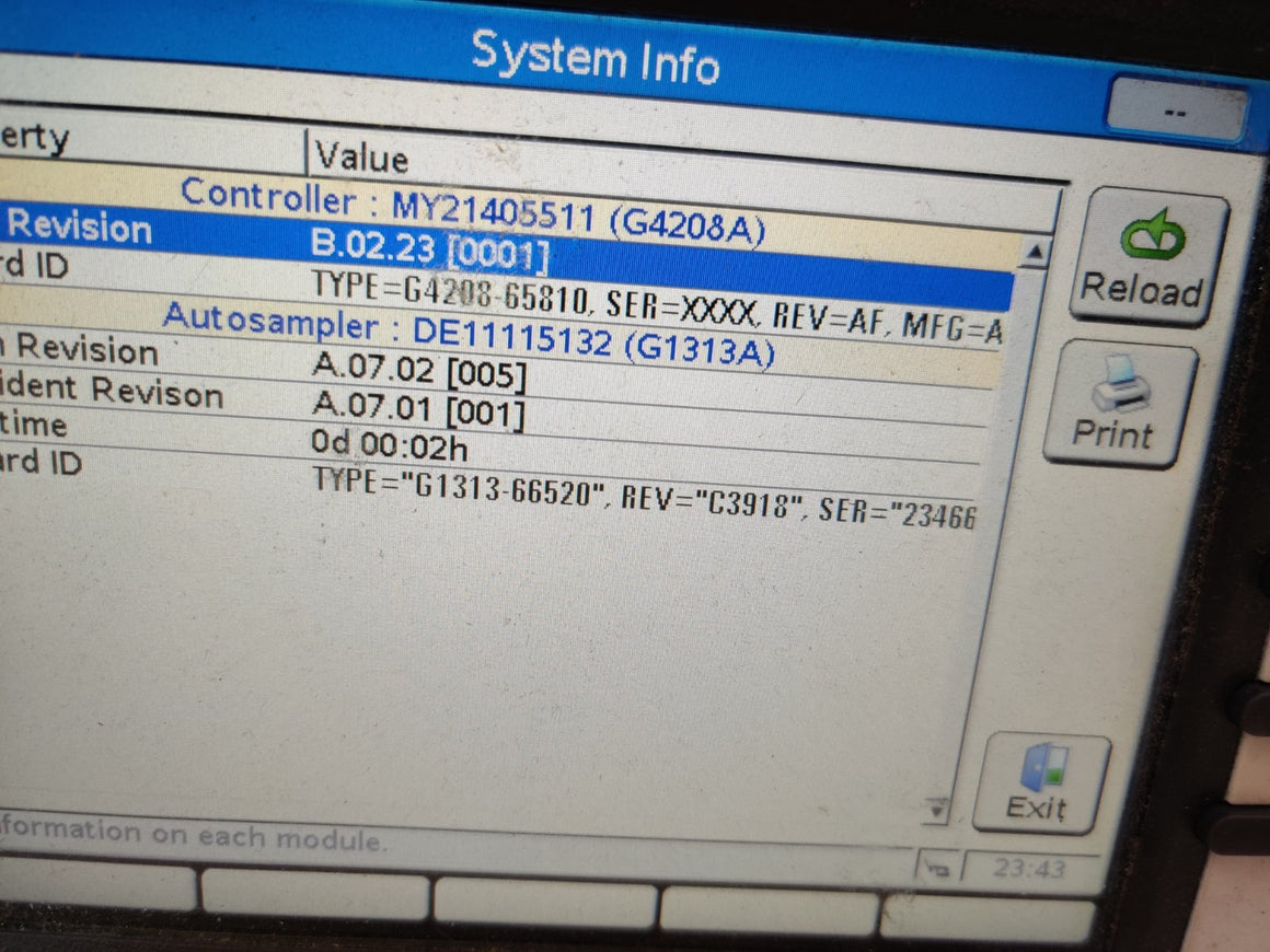 Agilent G1313A ALS Standard Autosampler 1100 HPLC Tested. Calibrated