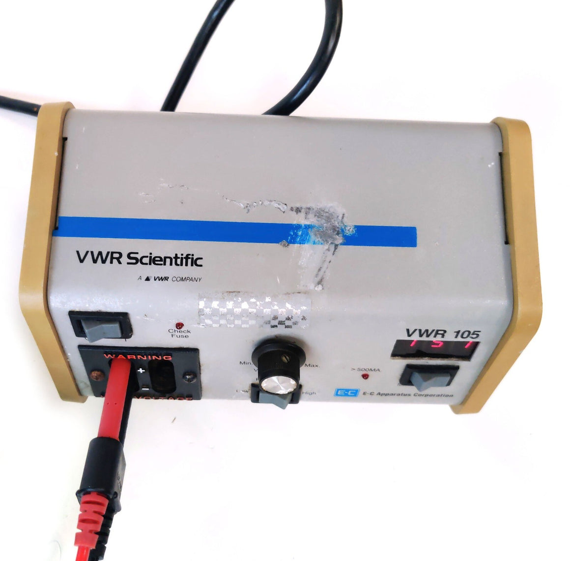 VWR E-C Apparatus 105 Electrophoresis Power Supply 250V, 300mA, 200W *Tested* - 