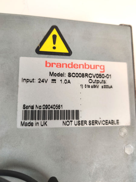 Brandenburg 8kV HV Power Supply 300uA SC008RCV050-01 PerkinElmer Flexar SQ 300
