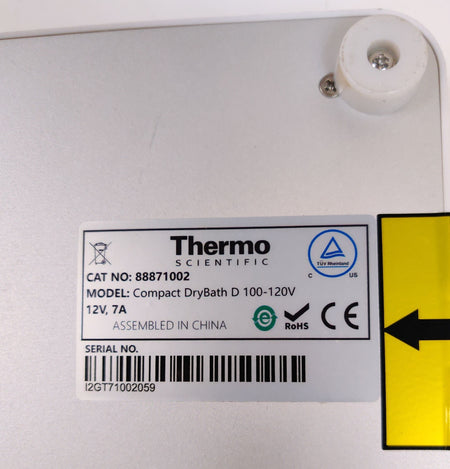 Thermo Compact Dry Bath 88871002 Digital Heater 100°C w power supply