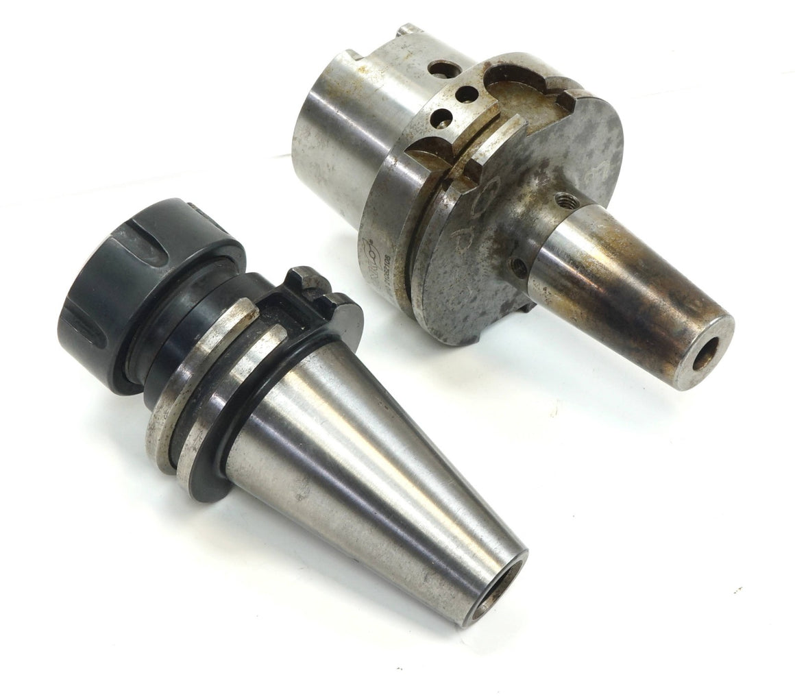 Schunk 208162 10mm HSK-A80 + Valenite CAT40 V40CT-SAC32 Collet Tool Holders - 