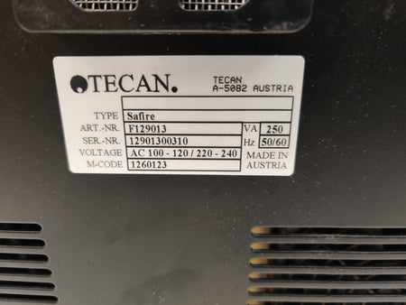 Tecan Safire Microplate Reader F129013. Power tested. Free Shipping