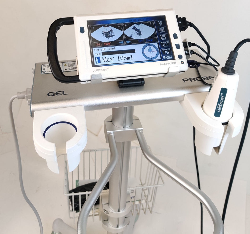 CubeScan Biocon-700 Ultrasound Bladder Scanner w MRC-700N Stand and Transducer
