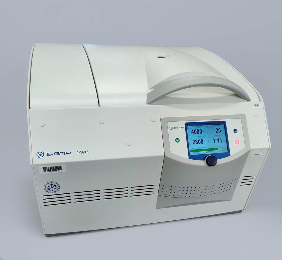 Sigma Qiagen Refrigerated Centrifuge 4-16KS w Rotor & Buckets compare Eppendorf 5810 R