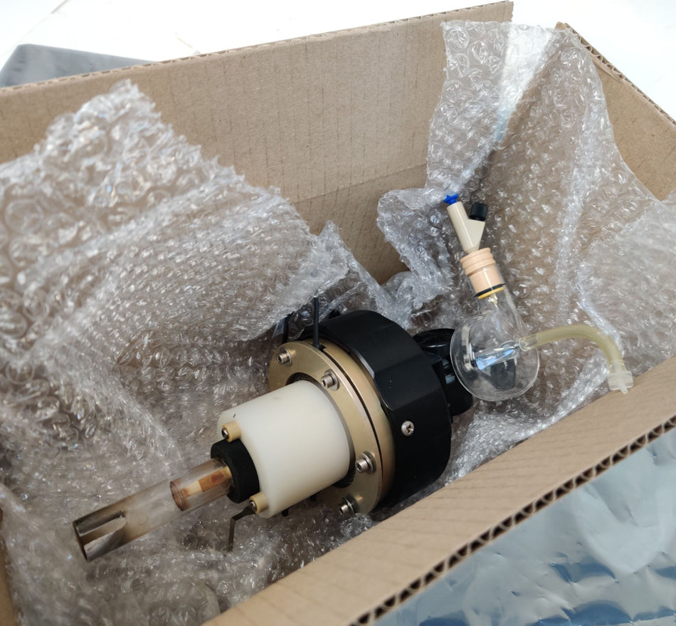 PerkinElmer Optima Torch Mount Assy w N0770605 Cyclonic Spray Chamber Working