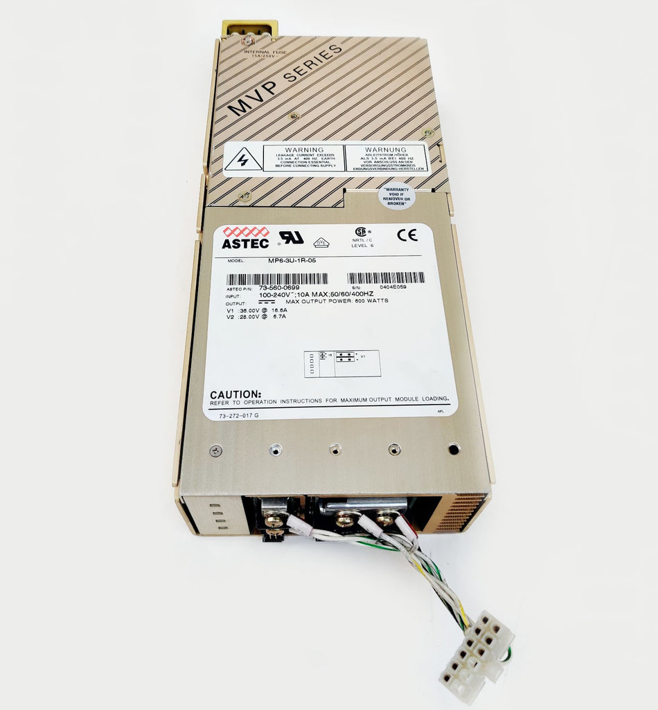 Astec 73-560-0699 800W Power Supply for Thermo TSQ Quantum MS, MP6-3U-1R-05