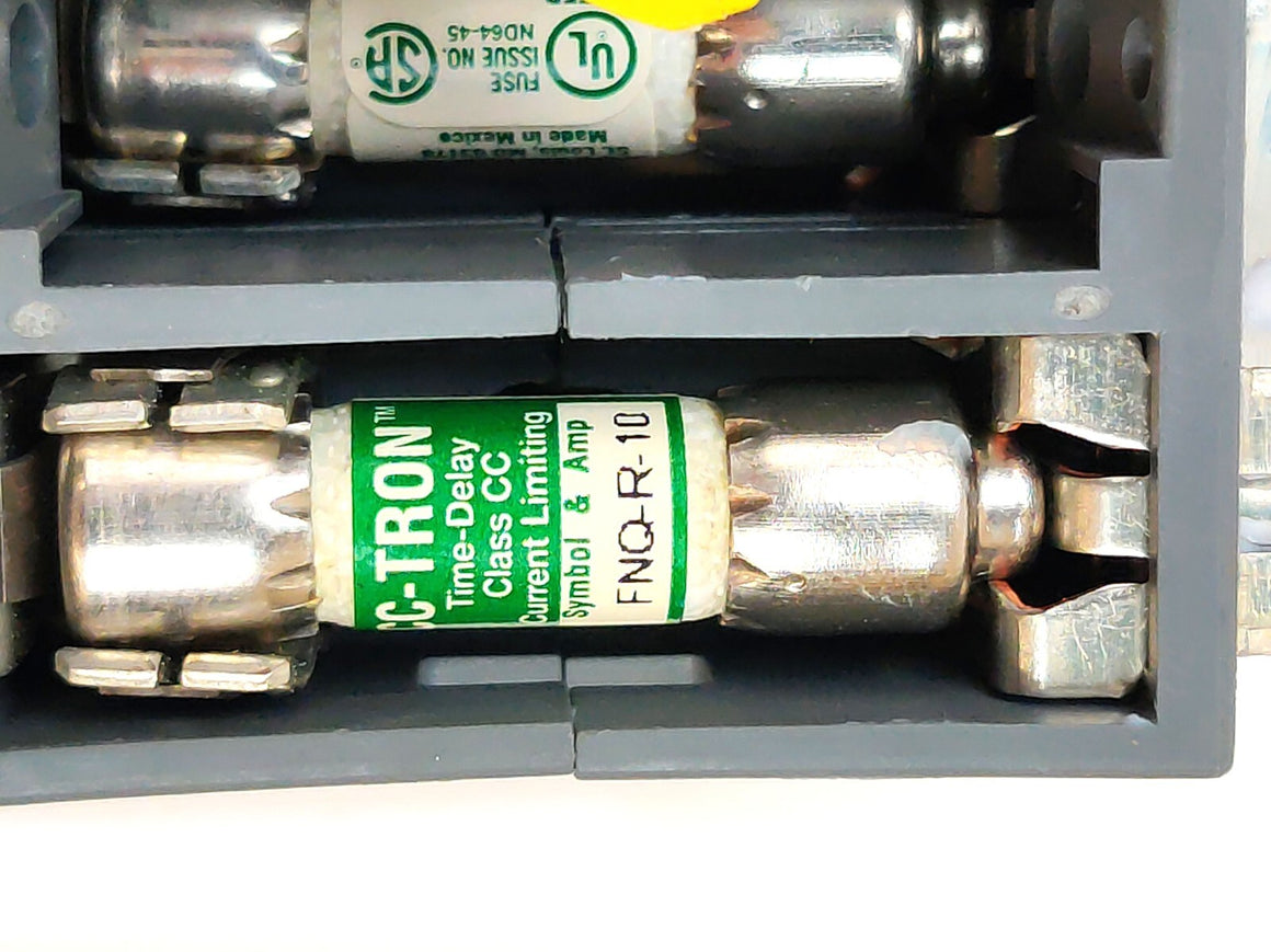 Bussmann Optima OPM-1038R Fuse Holder 600V 30A 3 Poles Class CC w FNQ-R-10 10pcs