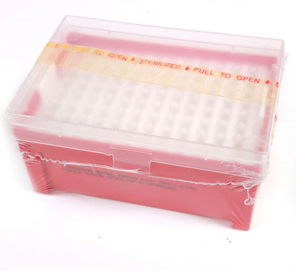 Fisherbrand Set of 6 10uL Low Retention Fit Filtered Tip Extended Racket Sterile 96/Box
