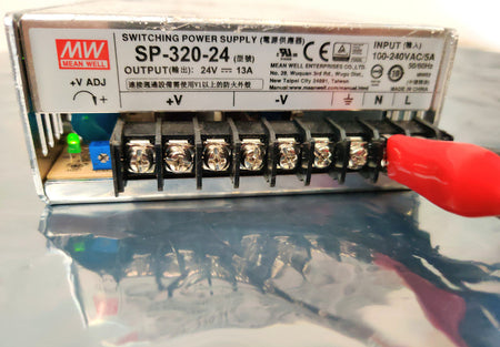 Mean Well SP-320-24 300W Power Supply 24V 13A 100-240VAC 60hz Tested