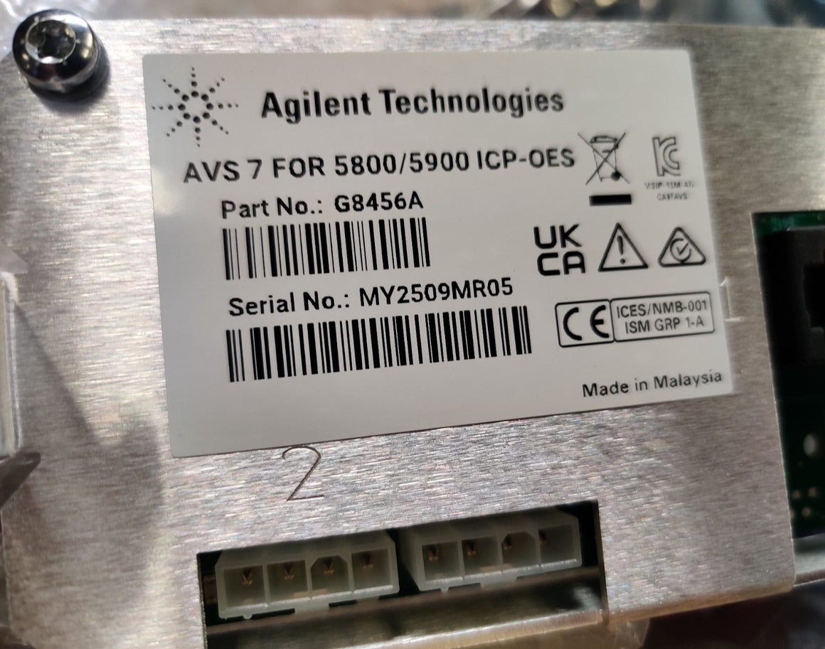 New Agilent G8456A AVS 7 Switching Valve 5800/5900 ICP-OES G8495-64000 w Tubing