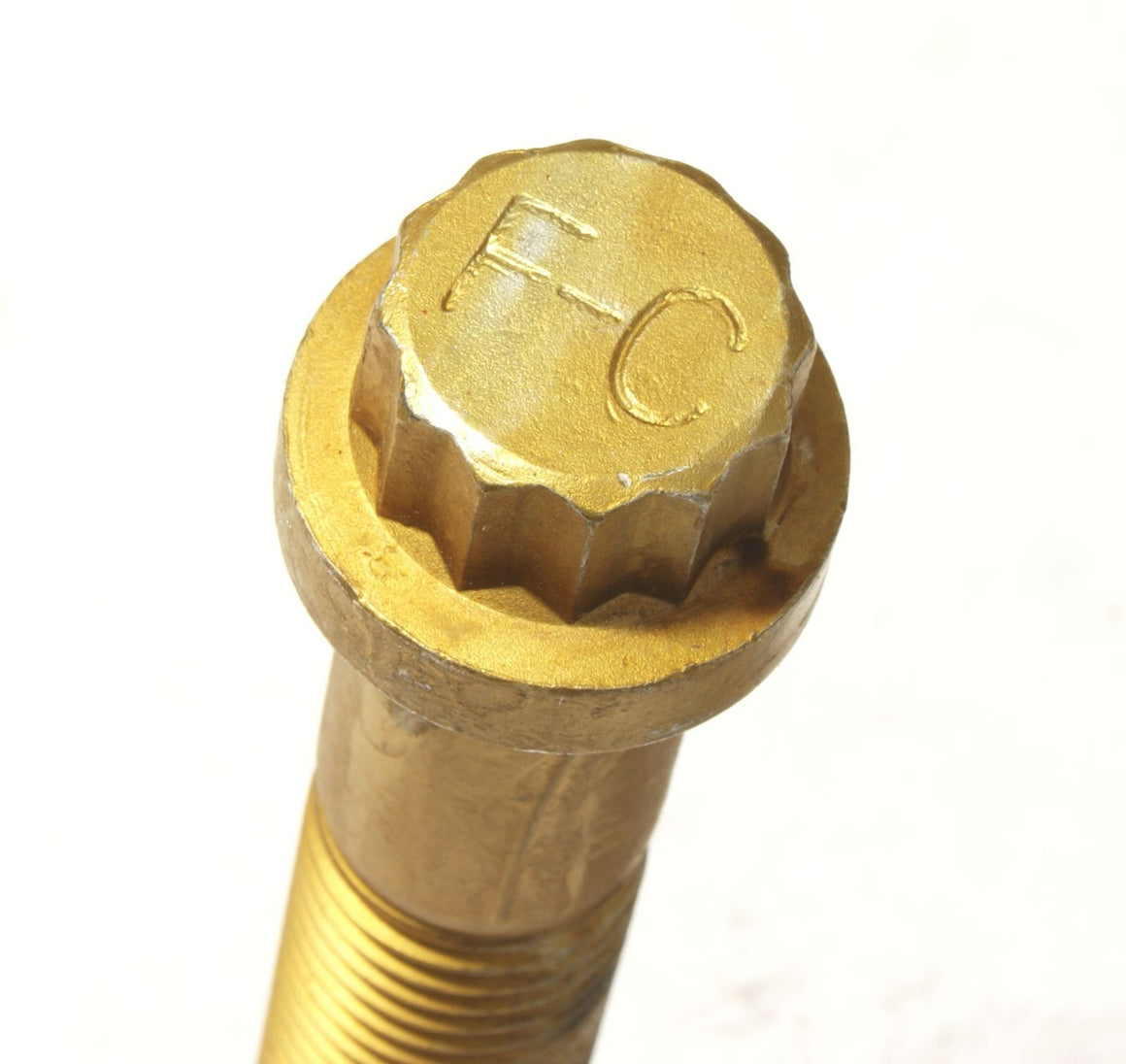 7/8"-9 x 4-1/2" 12 Point Flange Screw Coarse Hardened Steel Grade F C. Lot of 4