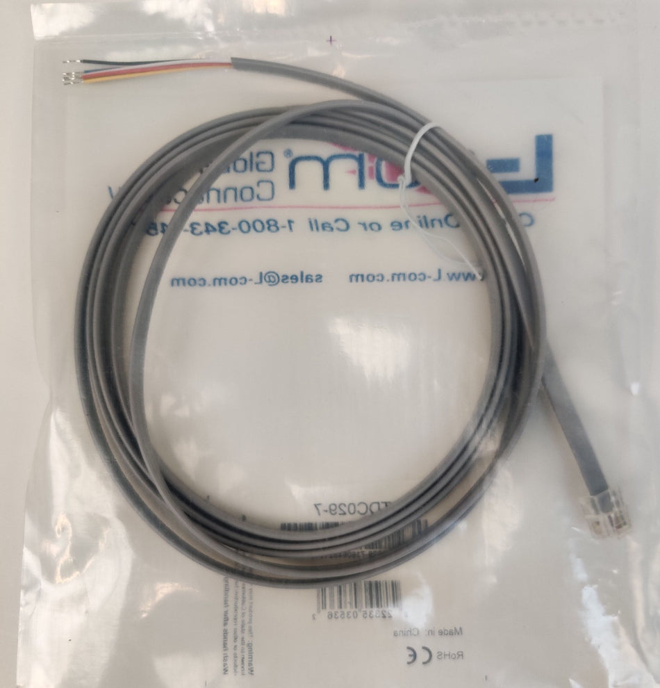 Wyatt P4045-19 Cable Flat Modular RJ12 w 161431 Tube Elbow Assy Waters HPLC NEW