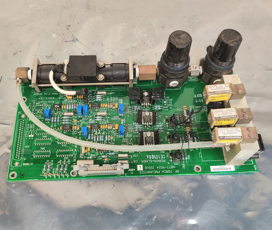 PerkinElmer N077-9524 issue C RF Torch Pneumatics w Micro Flow Sensor
