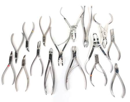 16pcs Clev-Dent, Hu-Friedy, Henry Schein SS Dental Extracting Forceps Instrument - 