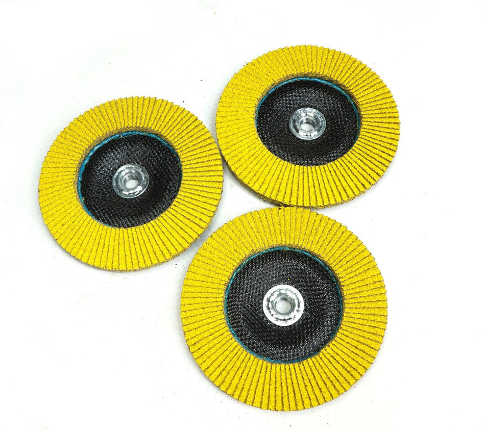 Predator Lot of 3 Arc 71-10854AF Predator Abrasive Flap Disc 7" Diam, 40 Grit 8600 RPM