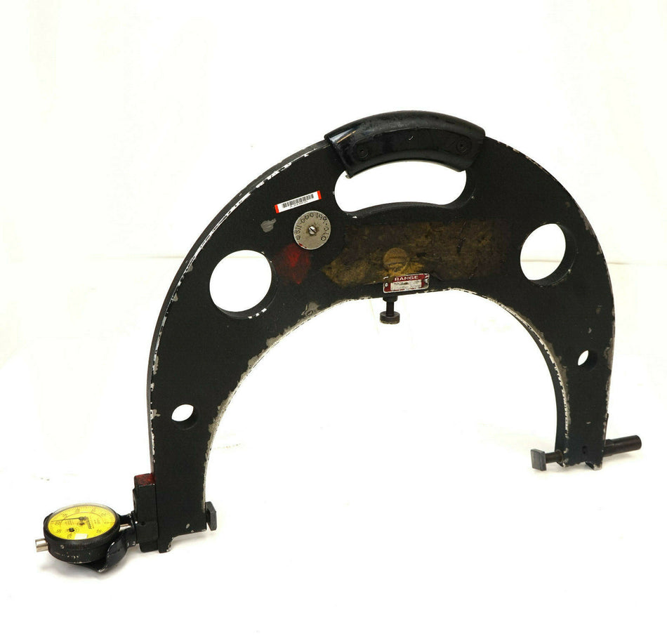 Standard Parallac D 11"-12" Range Snap Ring Gage w/ Federal Metric Dial