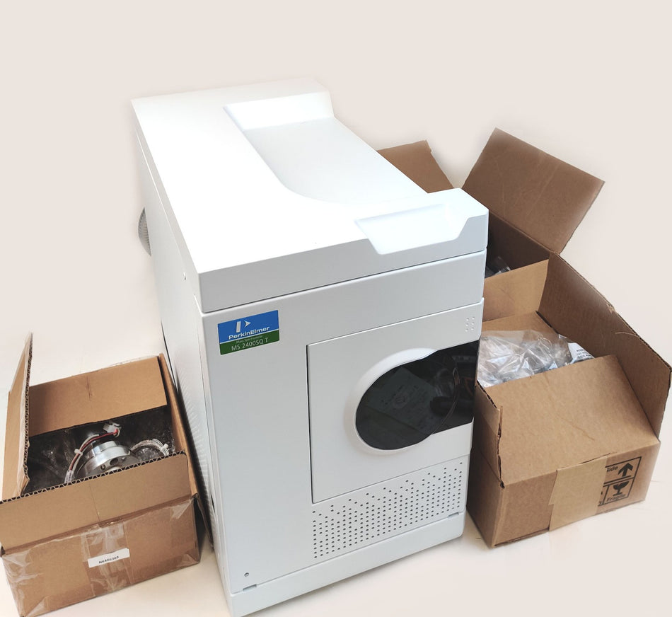 PerkinElmer MS 2400 SQ T Mass Spectrometer N6480023, Ion Source, Edwards RV3 NEW