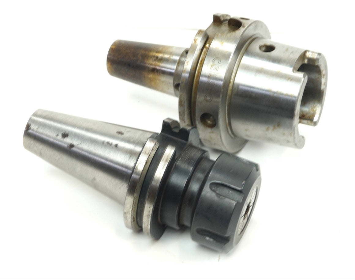 Schunk 208162 10mm HSK-A80 + Valenite CAT40 V40CT-SAC32 Collet Tool Holders - 