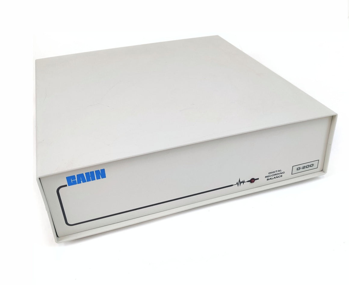 Cahn Instruments D-200 Digital Laboratory Recording Balance 1.5g &.5g 001-01320 - 