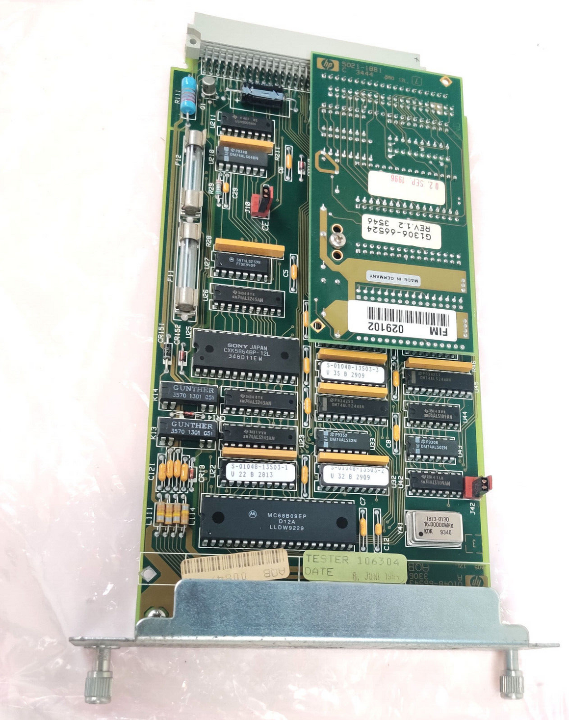 Agilent G1306-66524 01048-66543 AQB Board for G1306A DAD Detector