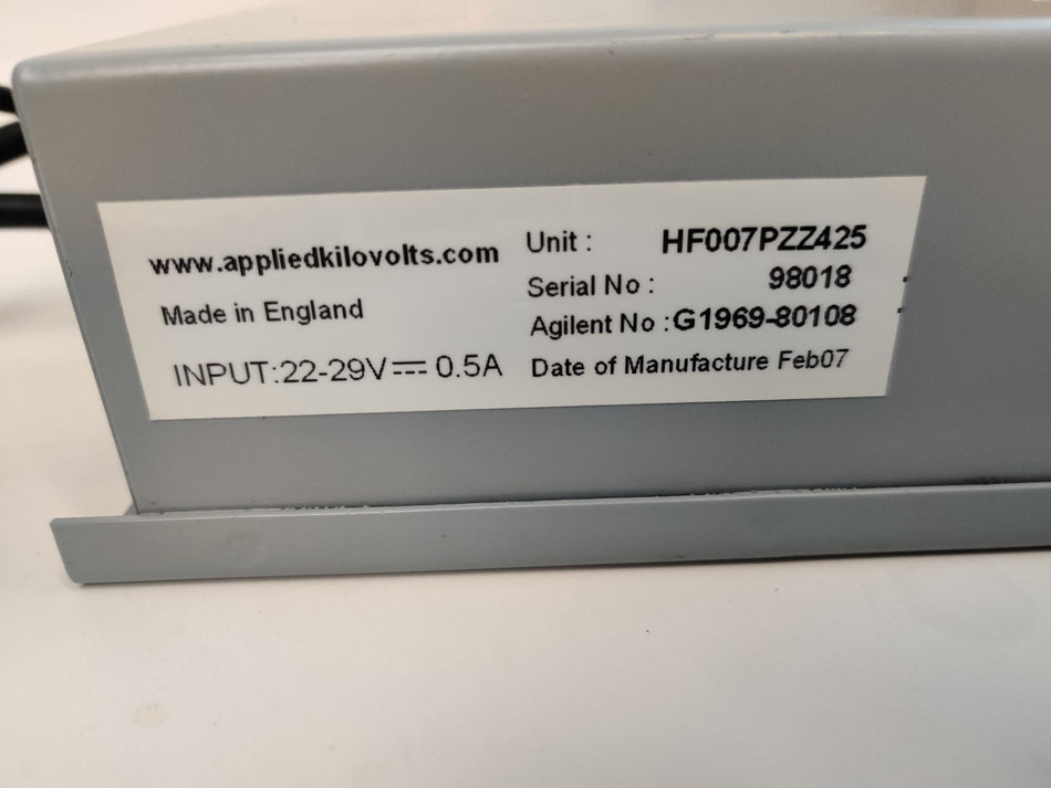 Agilent TOF 7200 GC G1969-80108 Detector Power Supply HF007PZZ425 Tested