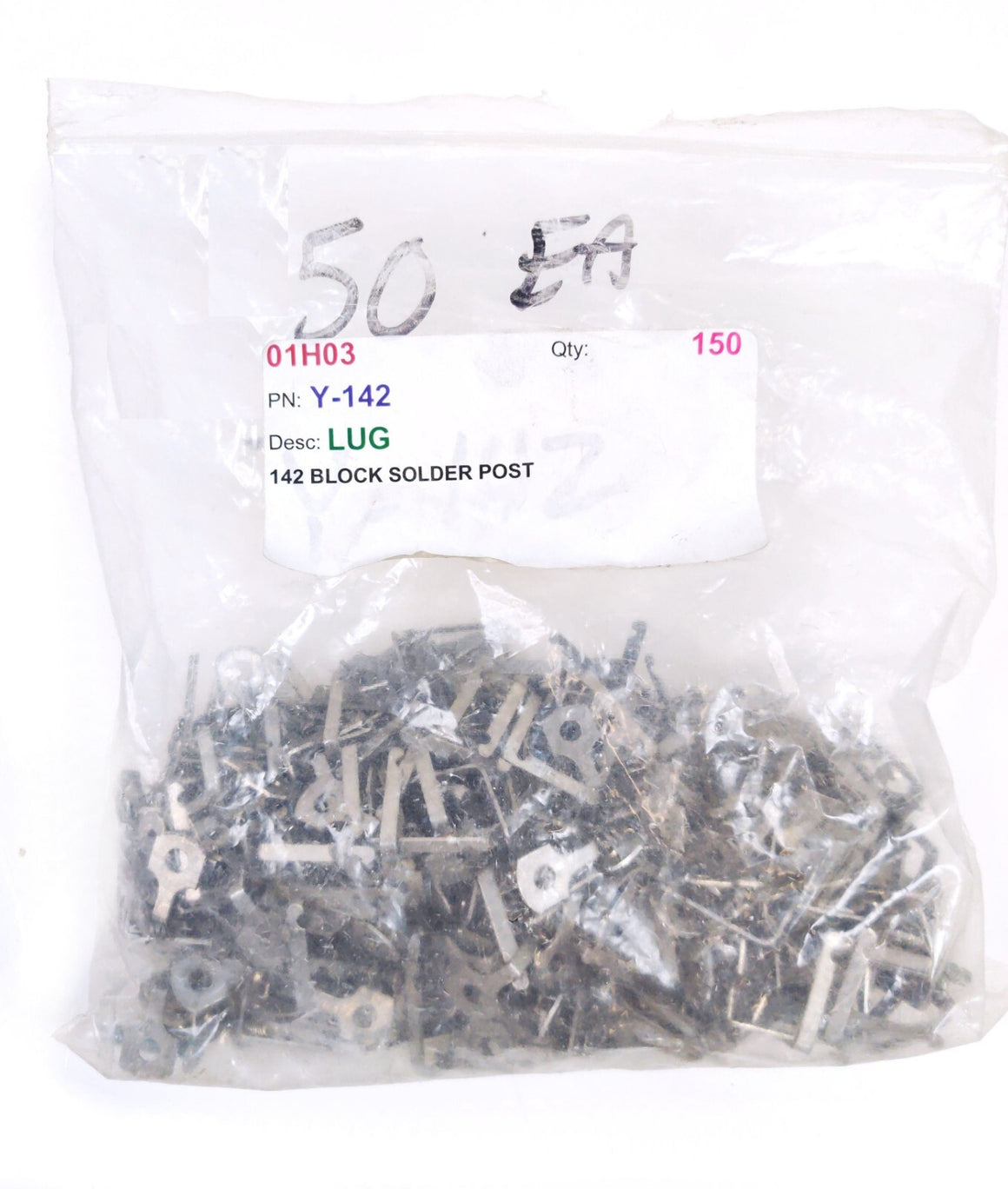 QYT: 50 Cinch Y 142 Solder Barrier Terminal W Screw For 142 Series Block Strips