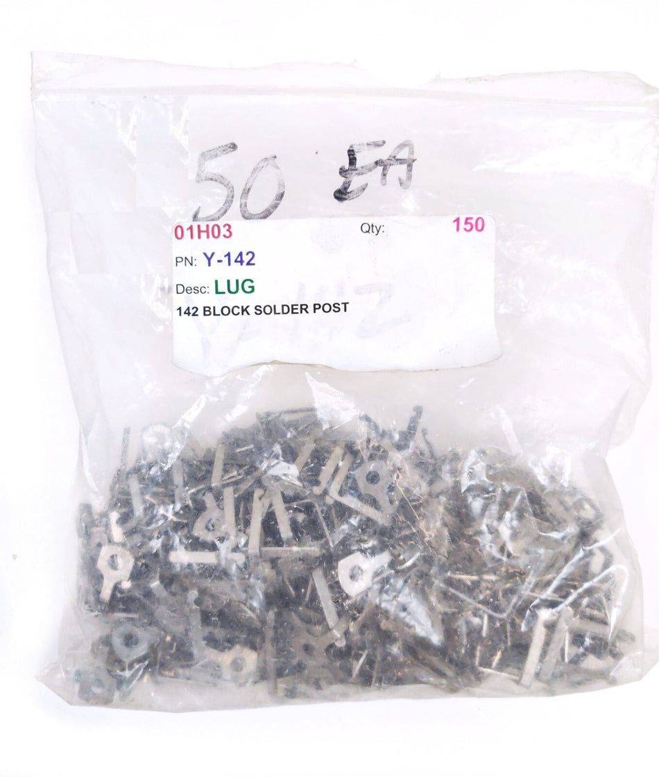 QYT: 50 Cinch Y 142 Solder Barrier Terminal W Screw For 142 Series Block Strips