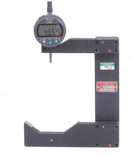 Starrett Dial Indicator Snap Gauge .97"-5.4" Range w Mitutoyo 543 Indicator. USA