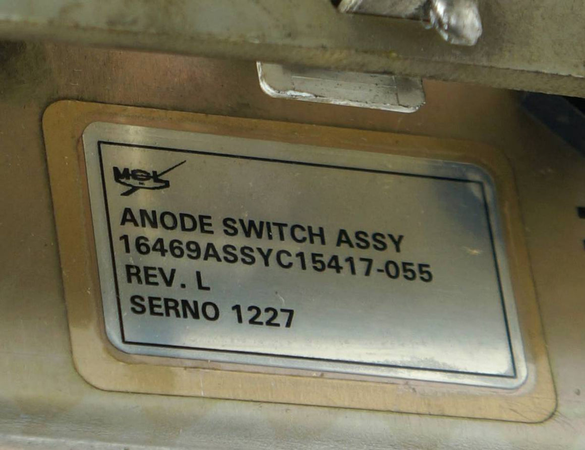 MLC Anode Switch C15417-055 For Harris AM-7498/G SATCOM R-F HighPower Amplifier