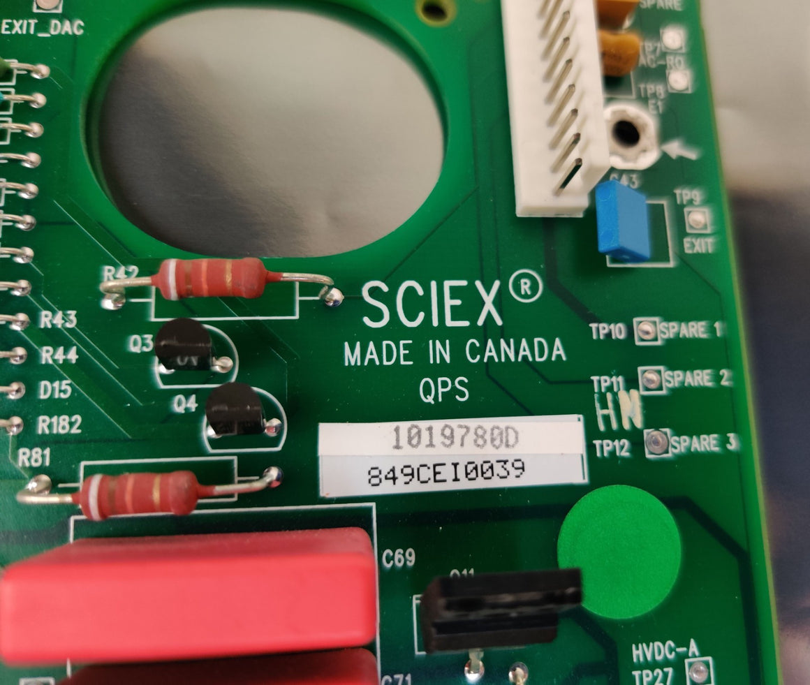 PerkinElmer Sciex 1019780D QPS PCB Circuit Board for ELAN 6000 9000 DRC Working