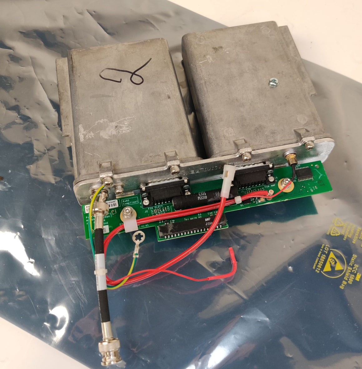 PerkinElmer RF Torch Pneumatics N077-9524 issue G w SMC PFM510-N01-1