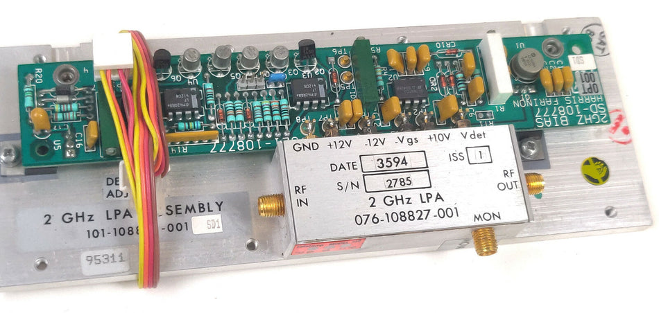Harris Farinon 2Ghz Receiver LPA Assy SD-108777 076-108827-001 101-108828-SD1