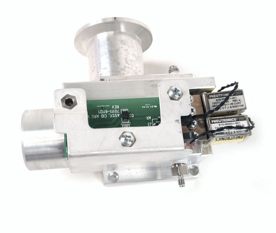 Thermo 70111-61121 CID Argon Valve PCB w Collision Gas & 910-000331-001 Valves