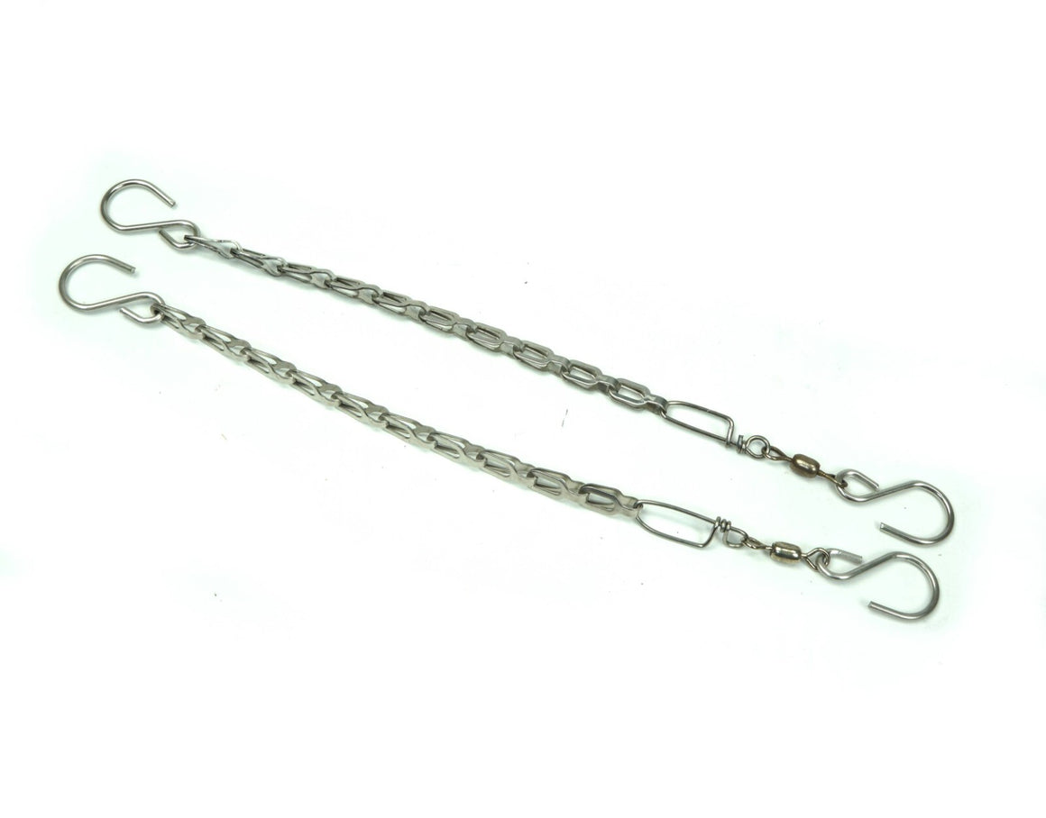 50Pcs Hanging Chain 8 3/4" Single Leg with S-Hook for Bird Feeder, Planters. NEW