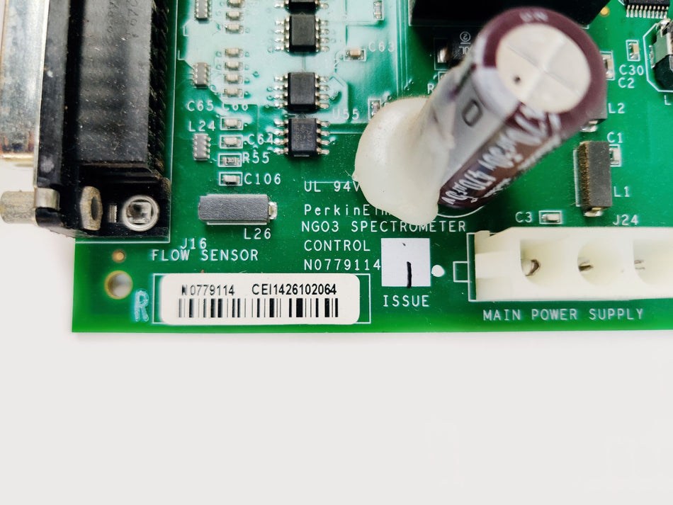 PerkinElmer Optima ICP OES NGO3 Controller PCB N0779114 issue I N5158021 dotLink