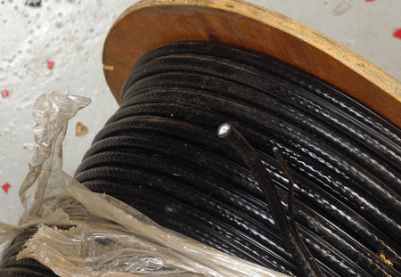 1000ft Amphenol Times Fiber T6TQP77-LTV BLACK-051M TriShield Communication Cable - 