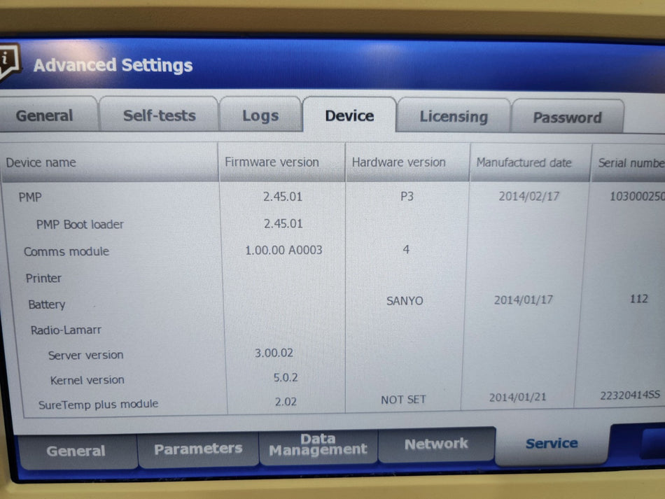 Welch Allyn Connex 6000 Vital Signs Monitor 65NTXX Nellcor NIBP SPO2 Cuff Basket