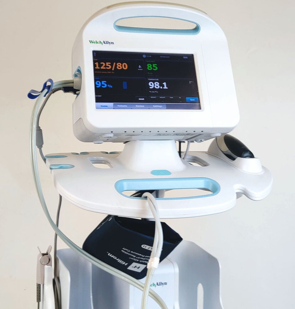 Welch Allyn Connex 6000 Vital Signs Monitor, NIBP, SpO2, Braun Thermoscan