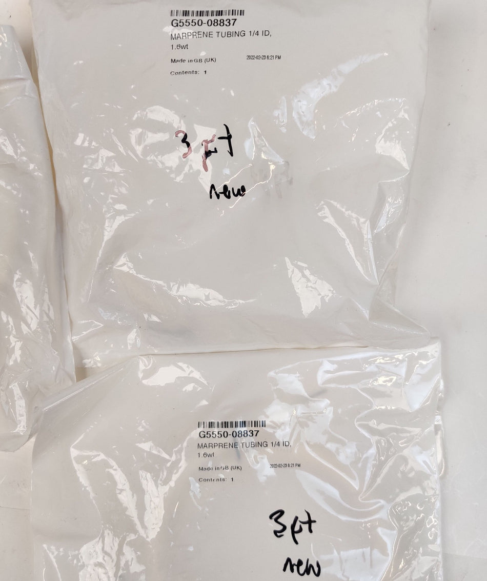 Agilent G5550-08837 Marprene Tubing 1/4" 3/16" 5/16" I.D. 3, 4, 9 ft NEW 5pcs