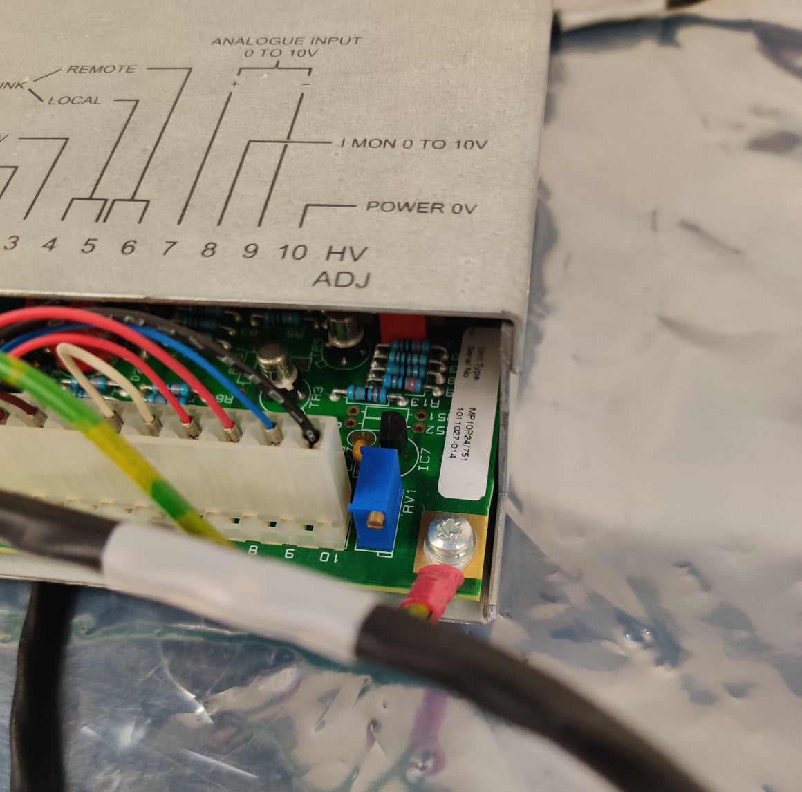 Spellman MP Series 10KV POS Power Supply MP10P24/751 for Bruker Microflex Tested