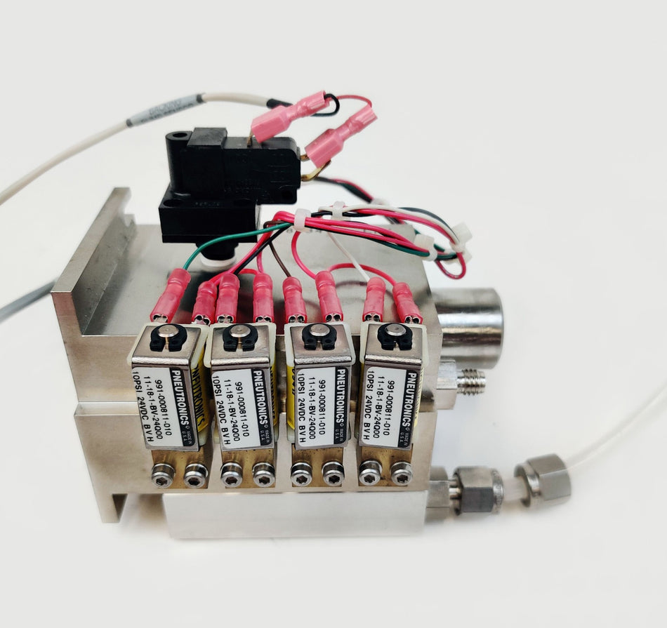 AB Sciex API 2000 LC/MS Source Exhaust Line Assy w/ Solenod Valves Tested