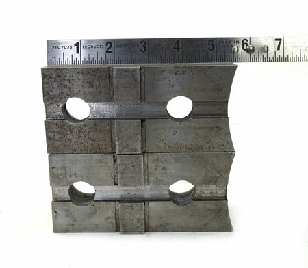 Set of 2 Daco 7" x 4.725" Soft Jaw Standard Tongue & Groove for 15" lathe Chuck