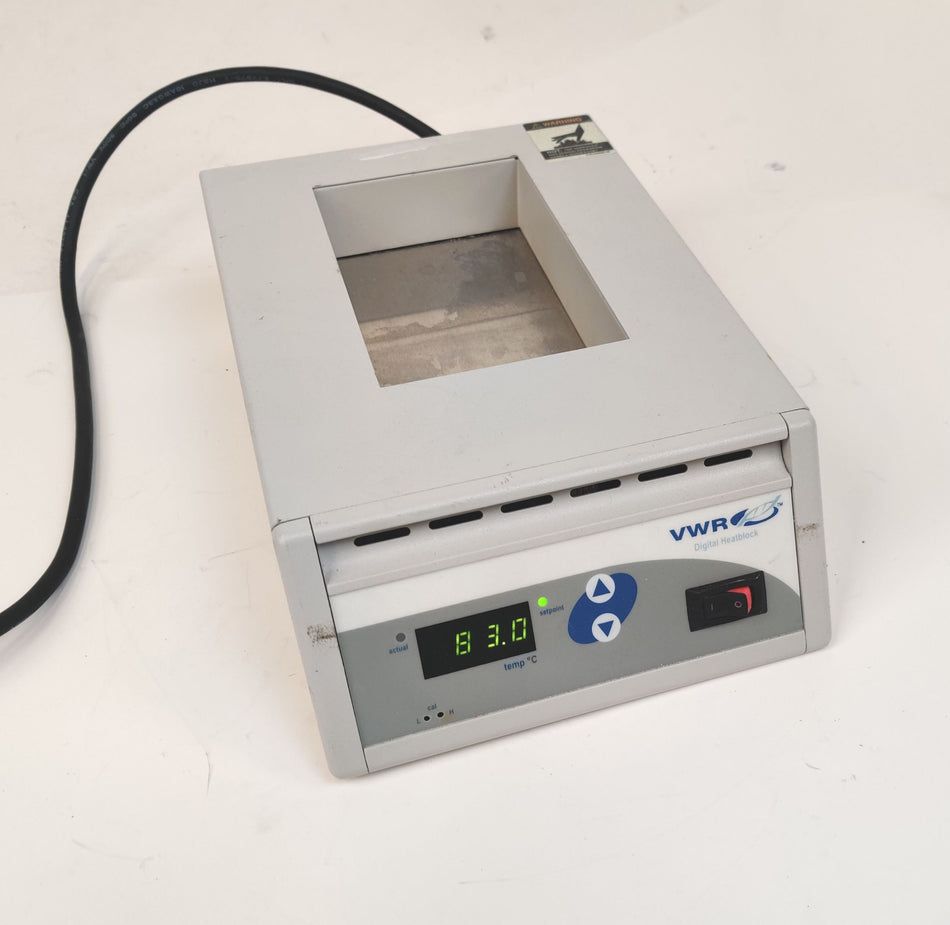 VWR Digital Dual Heat Block II, Dry Incubator 13259-052, 120°C 120V 210W Working