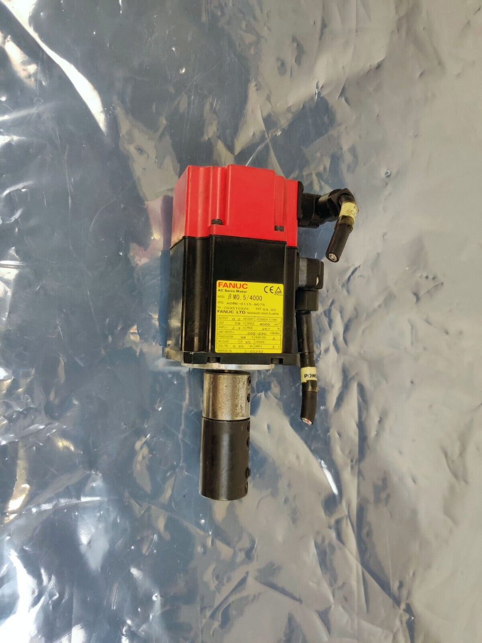 Fanuc A06B-0115-B075 Servo Motor for R-J3IB Mate Robot Controller