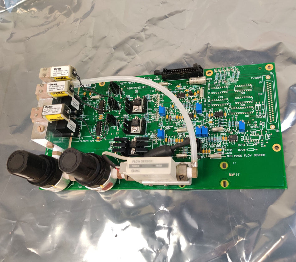 PerkinElmer Optima Avio ICP RF Torch Pneumatics N077-9524 issue I w SMC Sensor