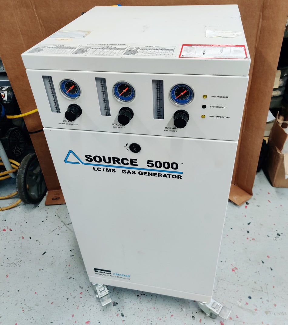 Parker Balston Source 5000 LC/MS Tri-Gas Generator LCMS-5000 Nitrogen Tested